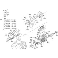 Fuel Camshaft Assembly for Kubota V3800DI-T-E2B Engine