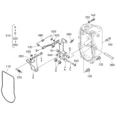 Fork Lever Assembly for Kubota V3800DI-T-E3B Engine