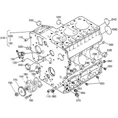 Crankcase Assembly for Kubota WG750-E Engine