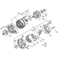 Alternator Assembly for Kubota WG750-E Engine
