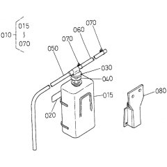 Reserve Tank Assembly for Kubota WG750-E Engine