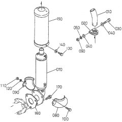 Muffler Assembly for Kubota WG750-E Engine