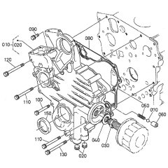 Gear Case Assembly for Kubota WG750-E Engine