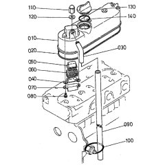 Head Cover Assembly for Kubota WG750-E Engine