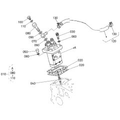 Injection Pump Assembly for Kubota Z482-E2B Engine