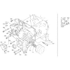 Gear Case Assembly for Kubota Z482-E2B Engine