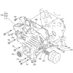 Gear Case Assembly for Kubota Z482-EB Engine
