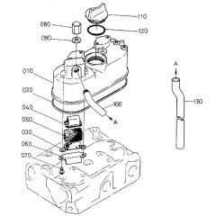 Head Cover Assembly for Kubota Z482-EB Engine