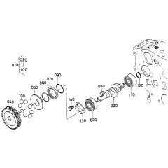 Fuel Camshaft Assembly for Kubota Z482-EB Engine