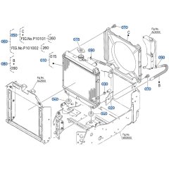 Radiator Assembly for Kubota ZD1011 Zero-Turn Mower