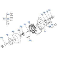 Dynamo Assembly for Kubota ZD1011 Zero-Turn Mower