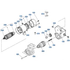 Starter Assembly for Kubota ZD1011 Zero-Turn Mower