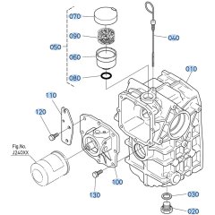 Transmission Case Assembly for Kubota ZD1011 Zero-Turn Mower