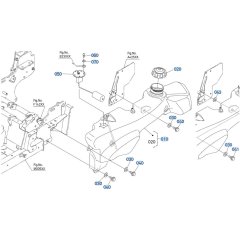 Fuel Tank Assembly for Kubota ZD1011 Zero-Turn Mower