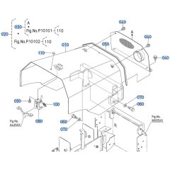 Bonnet Assembly for Kubota ZD1011 Zero-Turn Mower