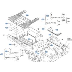 Step Assembly for Kubota ZD1011 Zero-Turn Mower