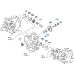 Input Shaft Assembly for Kubota ZD1011 Zero-Turn Mower