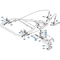 Change Lever Assembly -1 for Kubota AD70 Tiller
