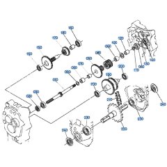 Gear Assembly for Kubota AT55 Tiller