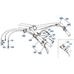 Change Lever Assembly for Kubota AT55 Tiller