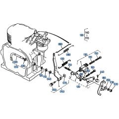 Governor Assembly for Kubota AT60 Tiller