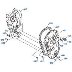 Transmission Case Assembly for Kubota AT70S Tiller
