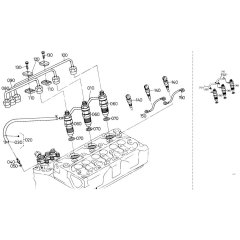 Nozzle Holder Assembly for Kubota D600-BBS Engine