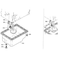 Oil Pan Assembly for Kubota D600-BBS Engine