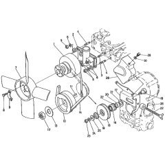 Dynamo Assembly for Kubota D750-BC Engine