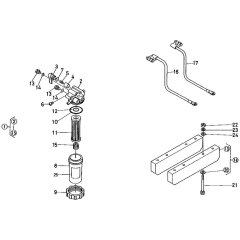 Fuel Filter Assembly for Kubota D750-BC Engine
