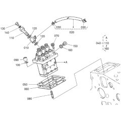Injection Pump Assembly for Kubota D902-E2B Engine