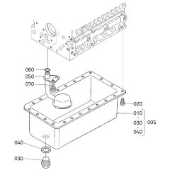 Oil Pan Assembly for Kubota D902-E2B Engine