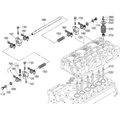 Rocker Arm Assembly for Kubota D902-E2B Engine