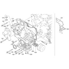 Gear Case Assembly for Kubota D902-E2B Engine