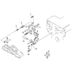 Governor Assembly for Kubota D950-BBS Engine