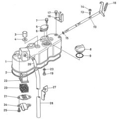 Head Cover Assembly for Kubota D950-BBS Engine