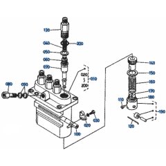 Injection Pump Assembly for Kubota KH101 Mini Excavator