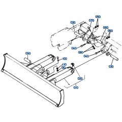 Dozer Assembly for Kubota KH191 Mini Excavator