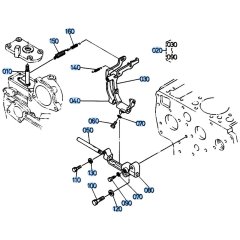 Governor Assembly for Kubota KH191 Mini Excavator
