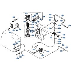 Fuel Filter Assembly for Kubota KH191 Mini Excavator