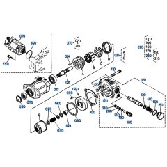 Drive Motor Assembly for Kubota KH191 Mini Excavator