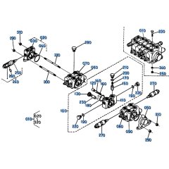 Control Valve Assembly for Kubota KH191 Mini Excavator