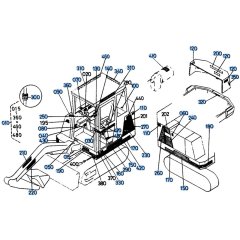 Decals for Kubota KH191 Mini Excavator
