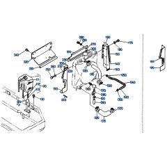 Water Pipe Assembly for Kubota KH191 Mini Excavator