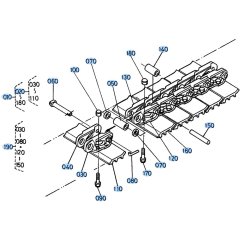 Crawler Assembly for Kubota KH191 Mini Excavator
