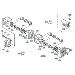 Gear Pump Assembly for Kubota KH35