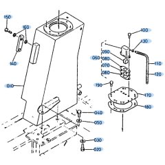 Oil Tank Assembly for Kubota KH35