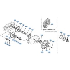 Drive Gear Assembly for Kubota KH35
