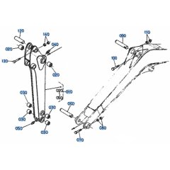 Arm Assembly for Kubota KH36