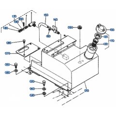 Fuel Tank Assembly for Kubota KH36